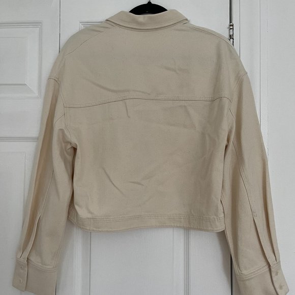 Cos Cropped Cotton Shirt, Size 2 / Small - Picture 4 of 5